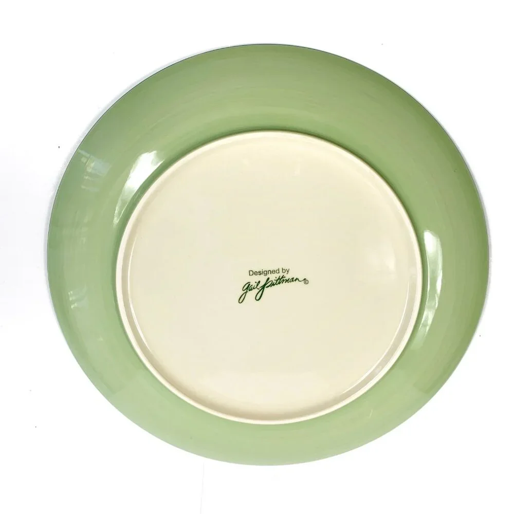 Southern Living at Home Gail Pittman Hand Painted Provence Dinner Plate (1)